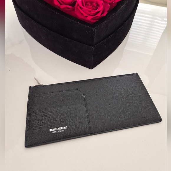 ​Authentic YSL Saint Laurent VIP Gift Exclusive Zippered Pouch / Card Holder - Picture 9 of 12